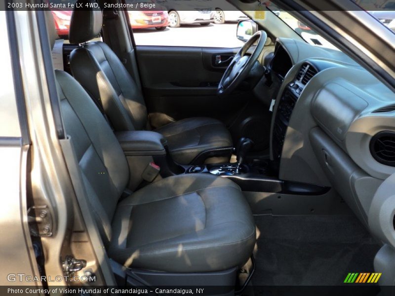 Sandstone / Beige 2003 Hyundai Santa Fe LX 4WD