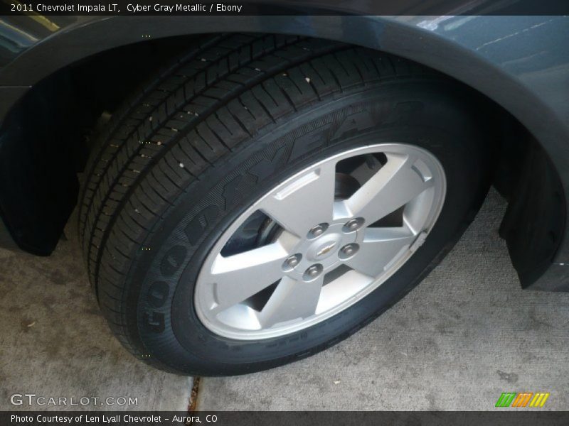 Cyber Gray Metallic / Ebony 2011 Chevrolet Impala LT