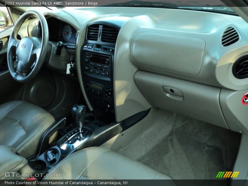 Sandstone / Beige 2003 Hyundai Santa Fe LX 4WD