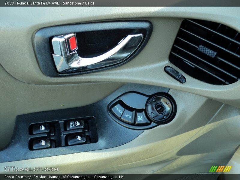 Sandstone / Beige 2003 Hyundai Santa Fe LX 4WD