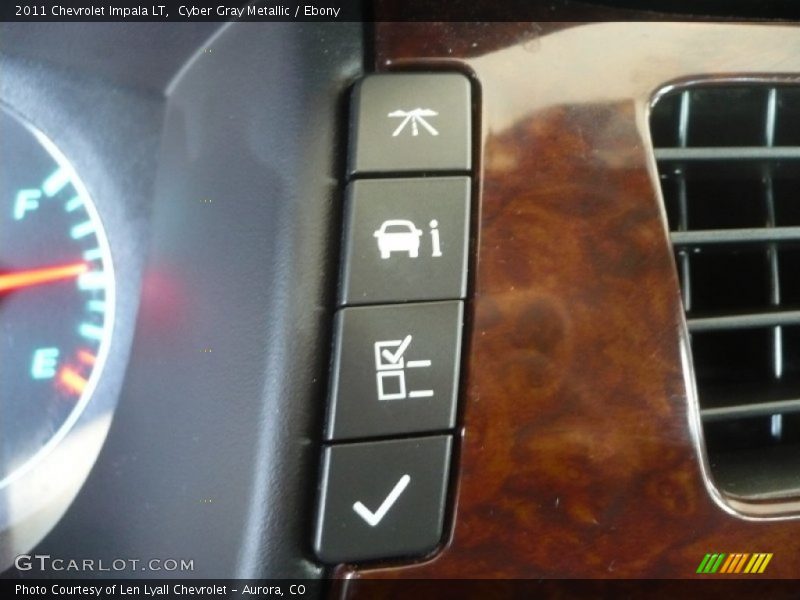 Cyber Gray Metallic / Ebony 2011 Chevrolet Impala LT