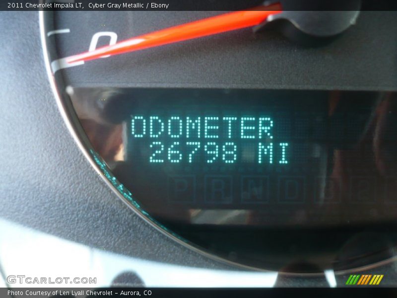 Cyber Gray Metallic / Ebony 2011 Chevrolet Impala LT