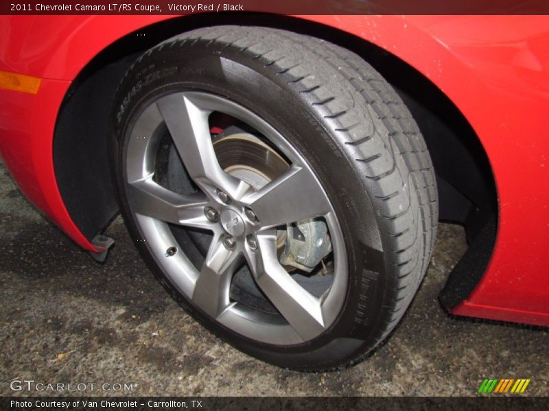 Victory Red / Black 2011 Chevrolet Camaro LT/RS Coupe
