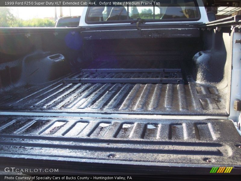 Oxford White / Medium Prairie Tan 1999 Ford F250 Super Duty XLT Extended Cab 4x4
