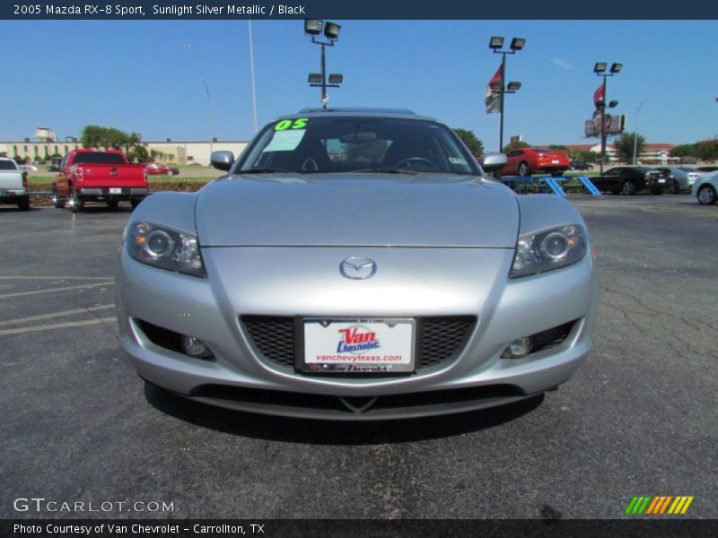 Sunlight Silver Metallic / Black 2005 Mazda RX-8 Sport