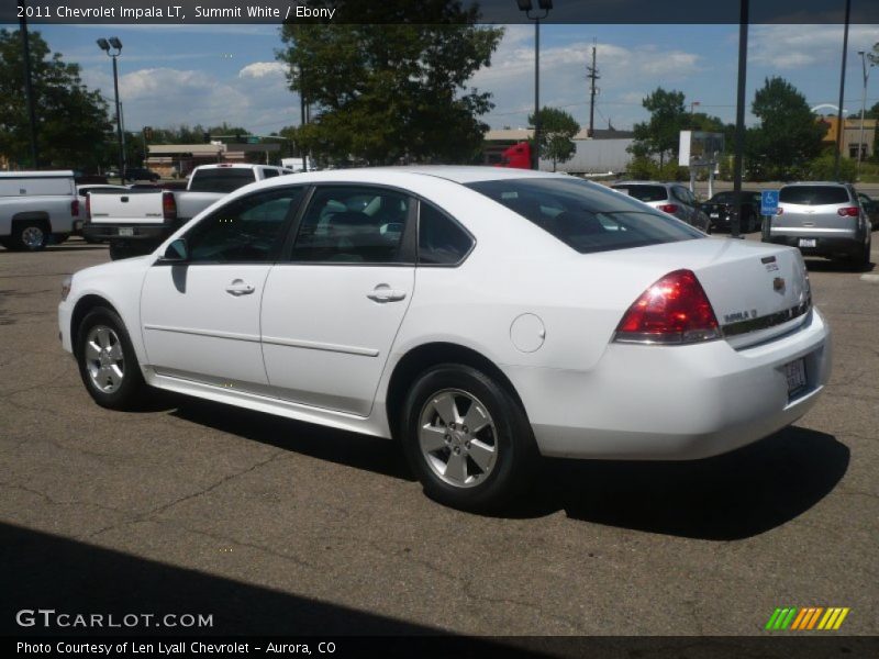 Summit White / Ebony 2011 Chevrolet Impala LT