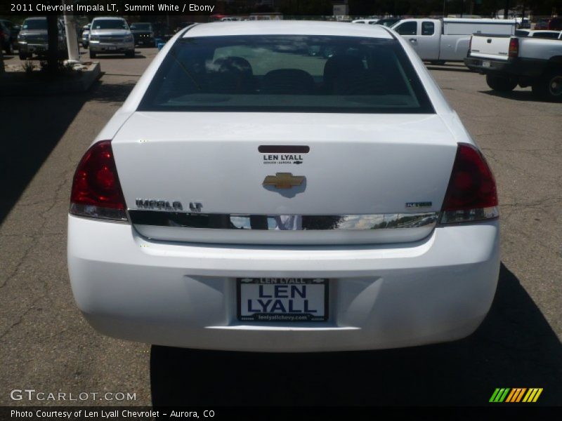 Summit White / Ebony 2011 Chevrolet Impala LT