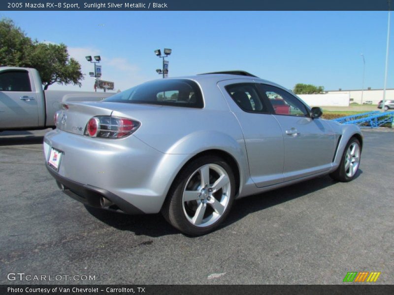 Sunlight Silver Metallic / Black 2005 Mazda RX-8 Sport