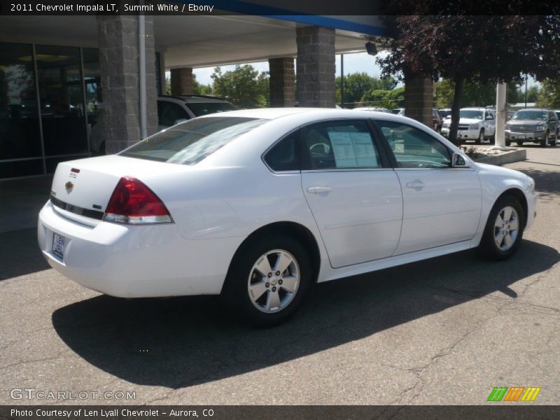 Summit White / Ebony 2011 Chevrolet Impala LT