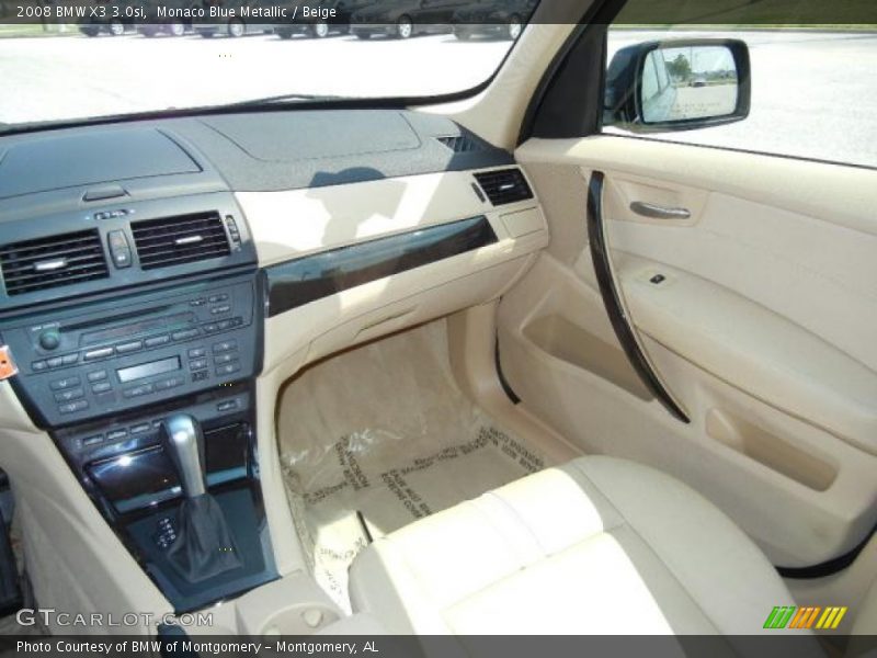 Monaco Blue Metallic / Beige 2008 BMW X3 3.0si