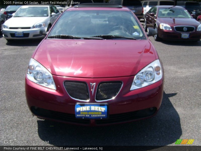 Sport Red Metallic / Ebony 2005 Pontiac G6 Sedan