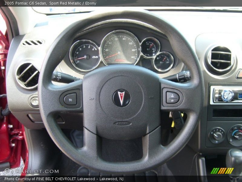 Sport Red Metallic / Ebony 2005 Pontiac G6 Sedan