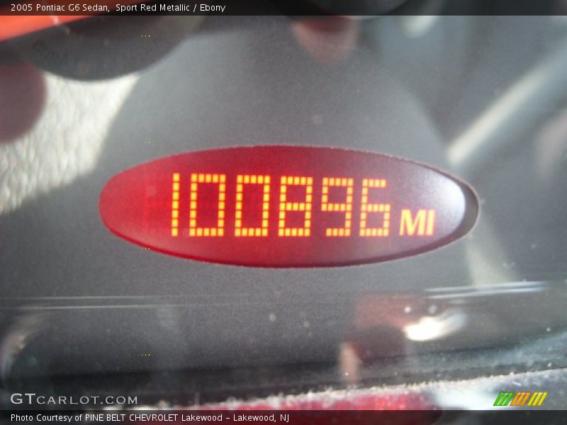 Sport Red Metallic / Ebony 2005 Pontiac G6 Sedan