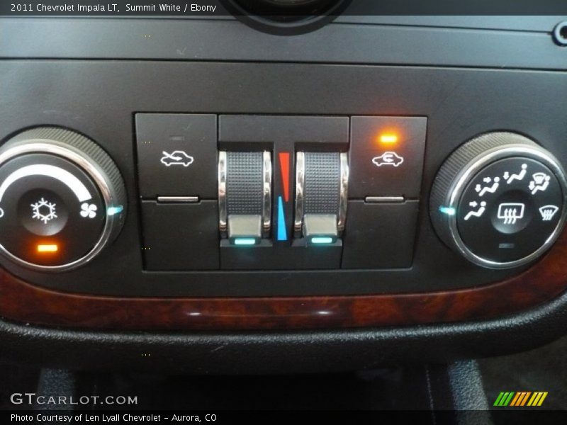 Summit White / Ebony 2011 Chevrolet Impala LT