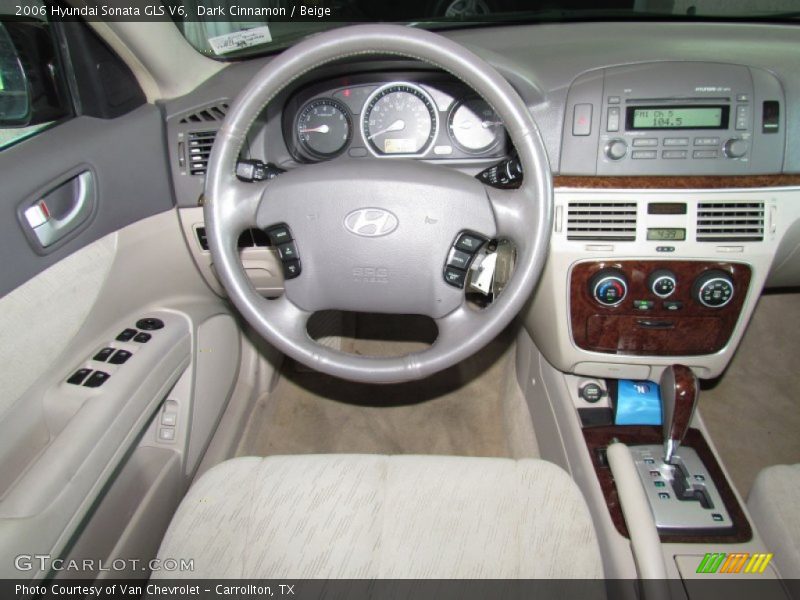 Dark Cinnamon / Beige 2006 Hyundai Sonata GLS V6