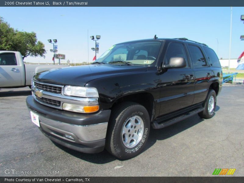 Black / Tan/Neutral 2006 Chevrolet Tahoe LS