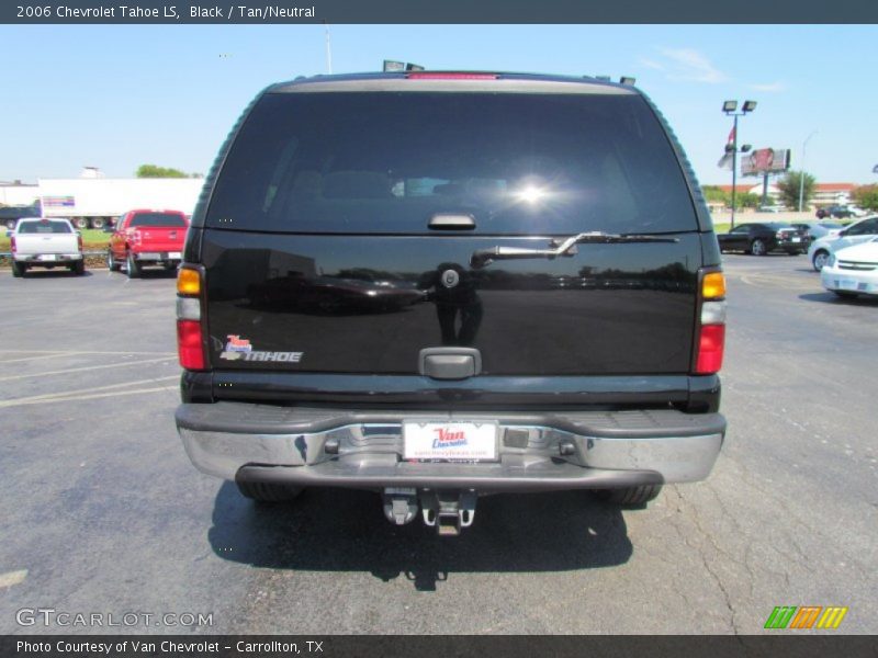 Black / Tan/Neutral 2006 Chevrolet Tahoe LS
