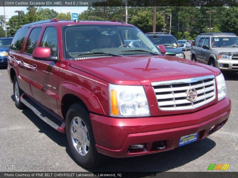 Red E / Shale 2004 Cadillac Escalade ESV AWD