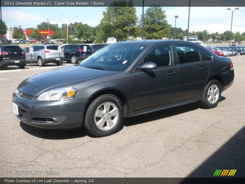 Cyber Gray Metallic / Ebony 2011 Chevrolet Impala LT