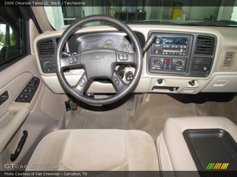 Black / Tan/Neutral 2006 Chevrolet Tahoe LS