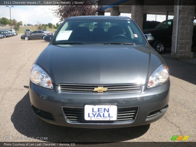 Cyber Gray Metallic / Ebony 2011 Chevrolet Impala LT