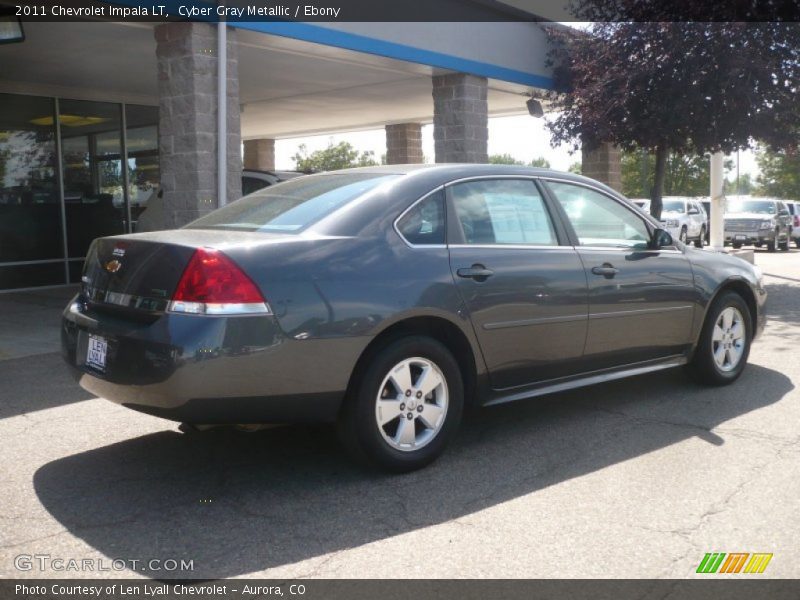 Cyber Gray Metallic / Ebony 2011 Chevrolet Impala LT