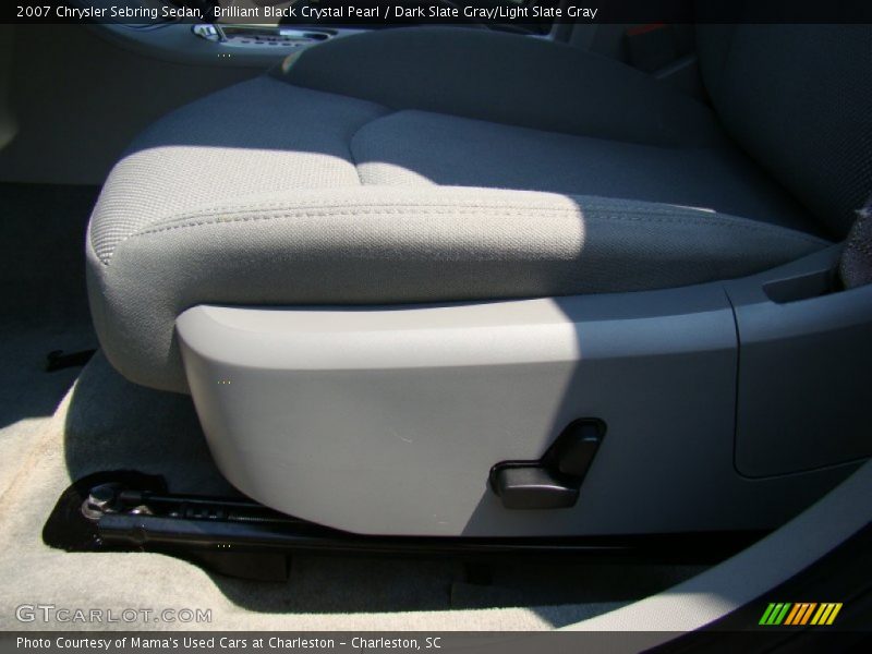 Brilliant Black Crystal Pearl / Dark Slate Gray/Light Slate Gray 2007 Chrysler Sebring Sedan