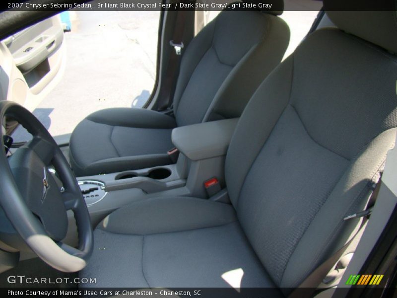 Brilliant Black Crystal Pearl / Dark Slate Gray/Light Slate Gray 2007 Chrysler Sebring Sedan