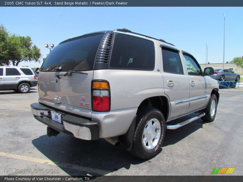 Sand Beige Metallic / Pewter/Dark Pewter 2005 GMC Yukon SLT 4x4
