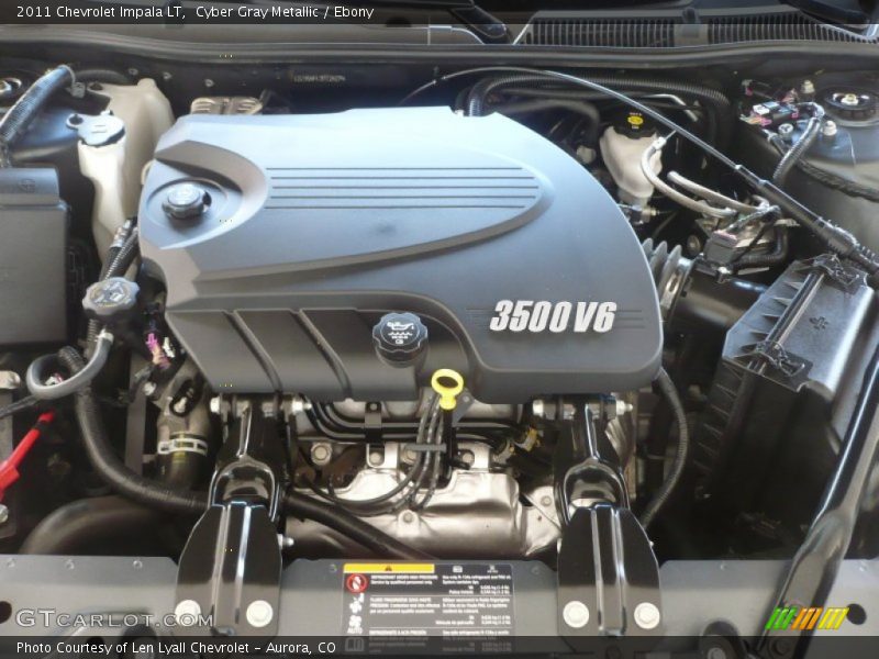 Cyber Gray Metallic / Ebony 2011 Chevrolet Impala LT