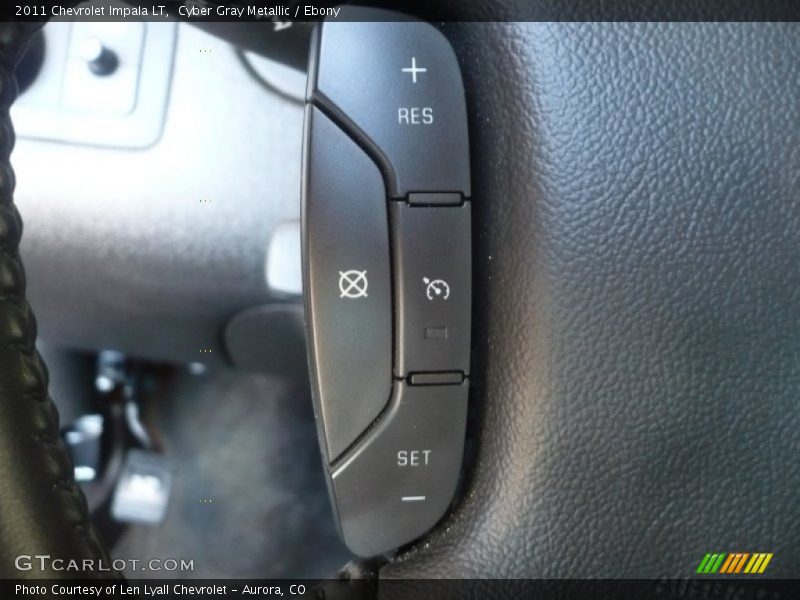 Cyber Gray Metallic / Ebony 2011 Chevrolet Impala LT