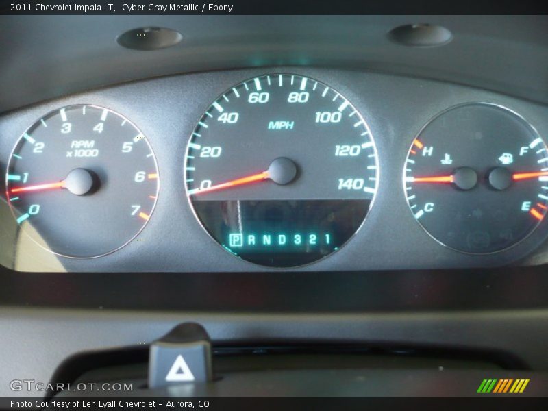 Cyber Gray Metallic / Ebony 2011 Chevrolet Impala LT