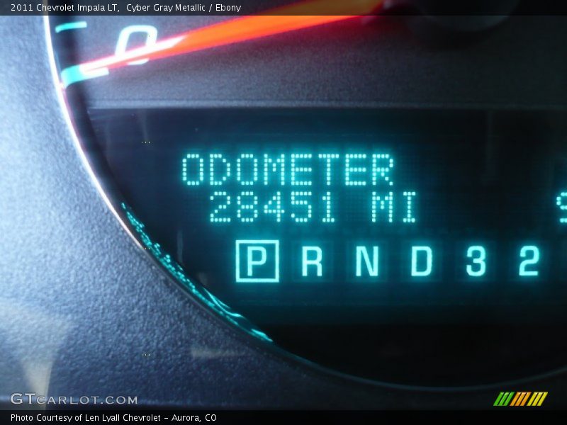 Cyber Gray Metallic / Ebony 2011 Chevrolet Impala LT