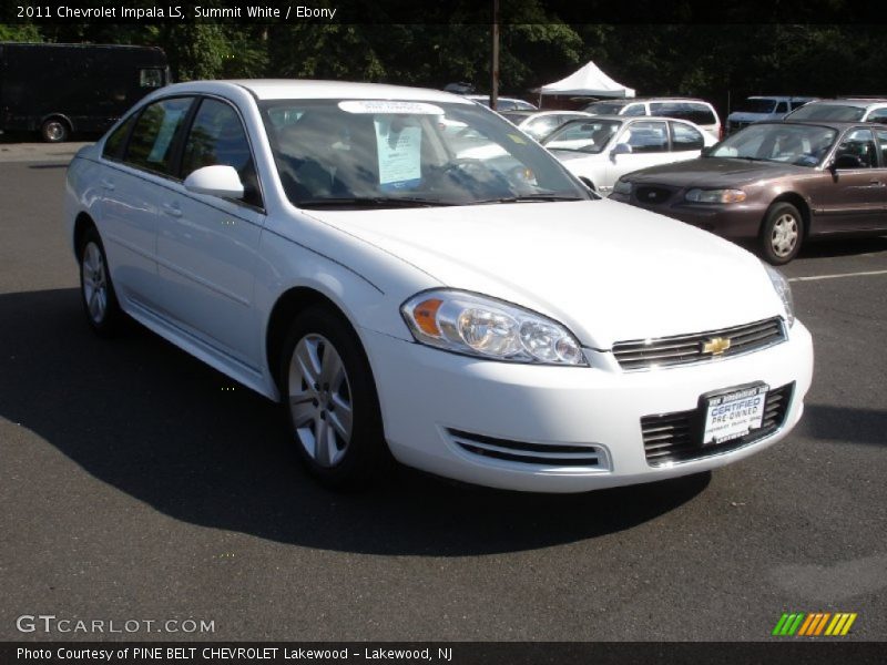 Summit White / Ebony 2011 Chevrolet Impala LS