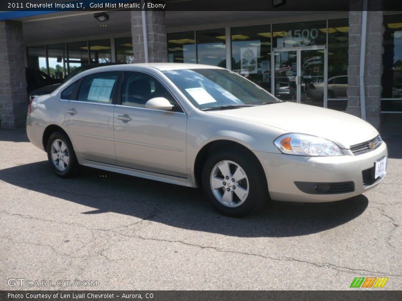 Gold Mist Metallic / Ebony 2011 Chevrolet Impala LT