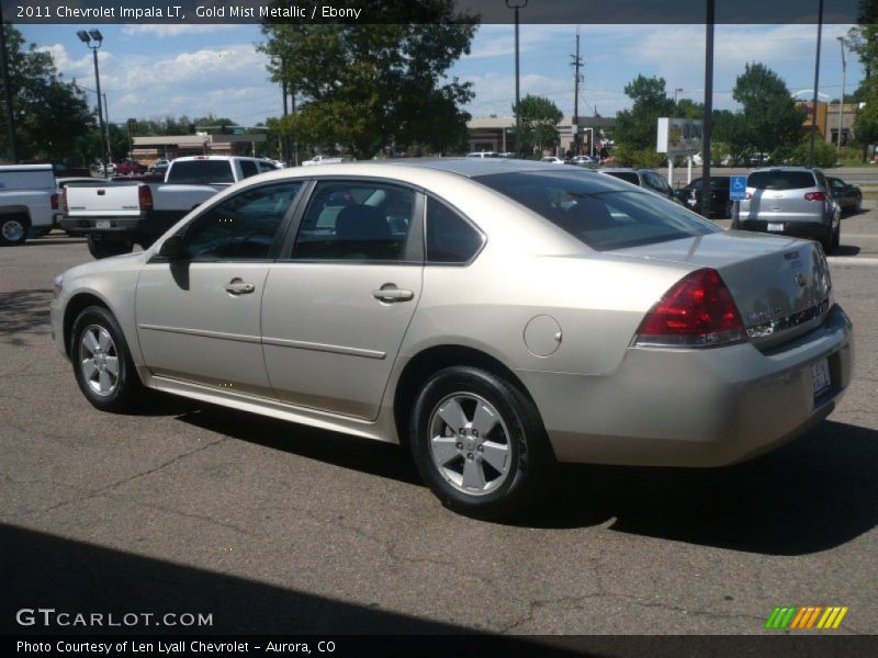 Gold Mist Metallic / Ebony 2011 Chevrolet Impala LT