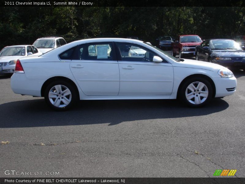 Summit White / Ebony 2011 Chevrolet Impala LS
