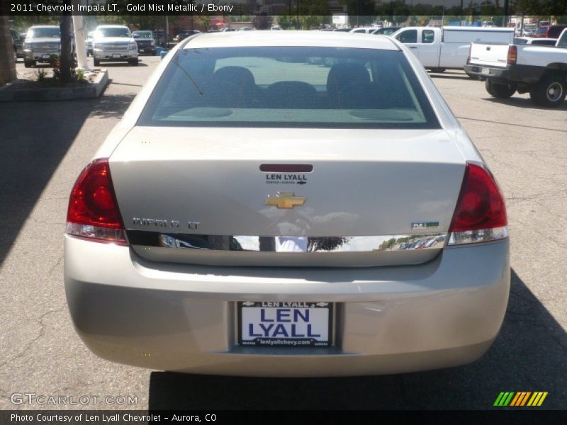 Gold Mist Metallic / Ebony 2011 Chevrolet Impala LT