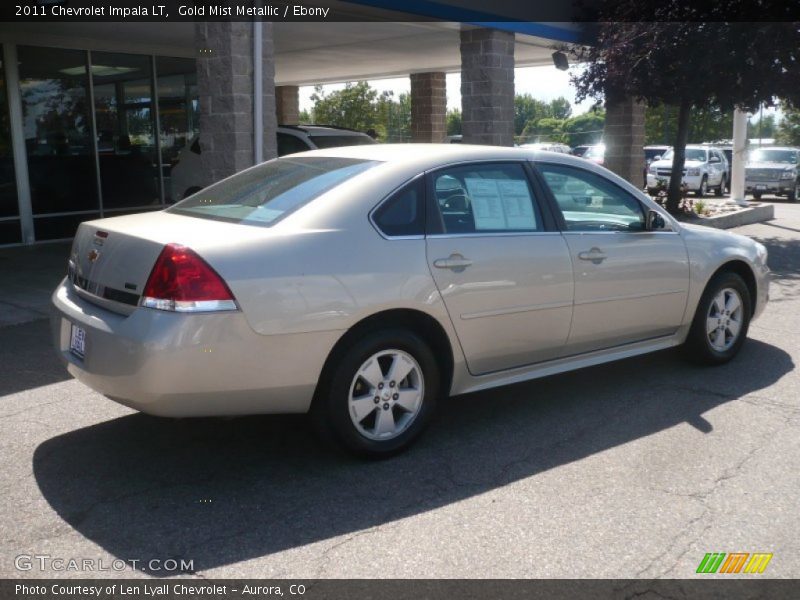 Gold Mist Metallic / Ebony 2011 Chevrolet Impala LT