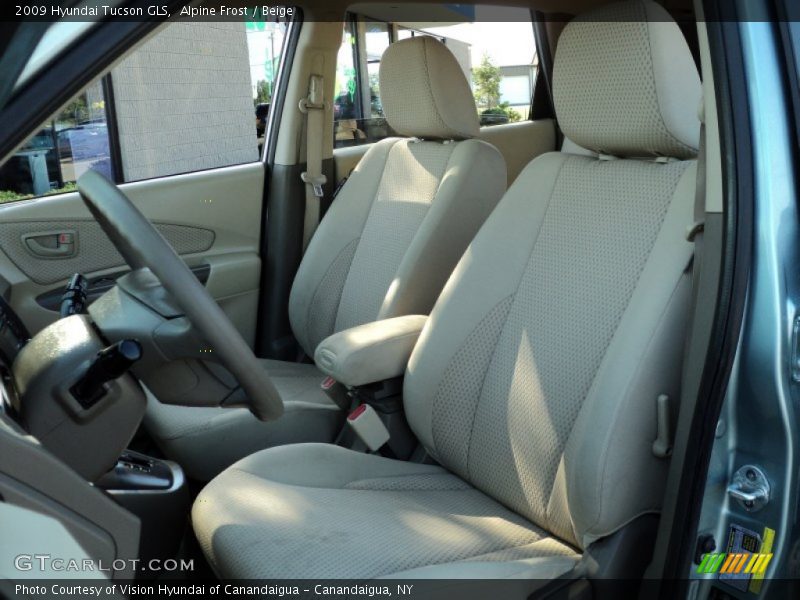  2009 Tucson GLS Beige Interior