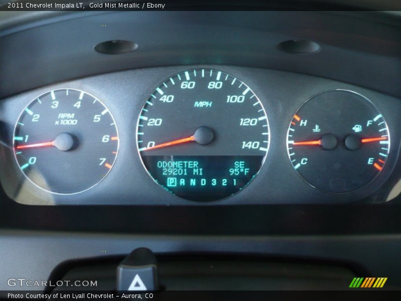 Gold Mist Metallic / Ebony 2011 Chevrolet Impala LT