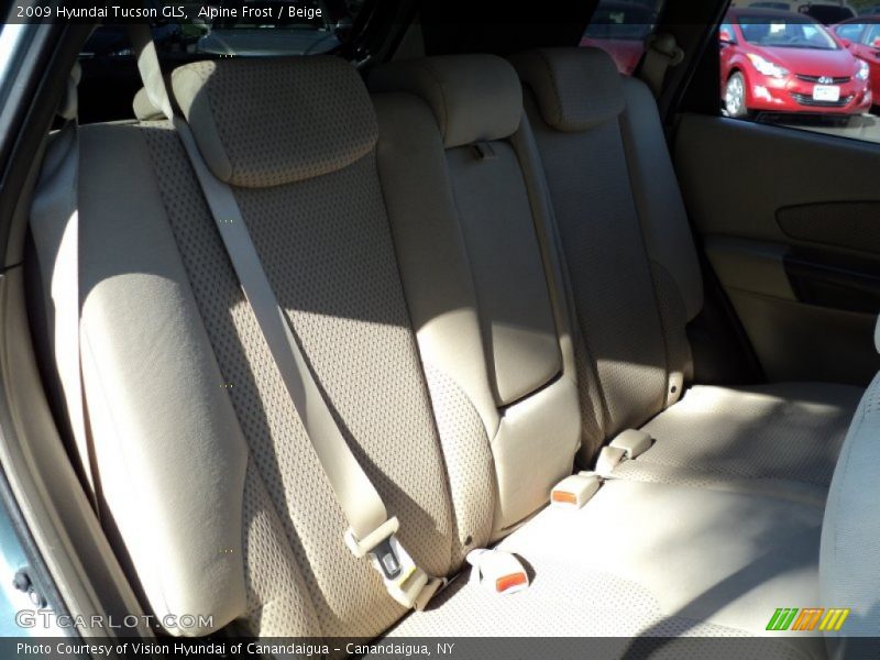 Alpine Frost / Beige 2009 Hyundai Tucson GLS