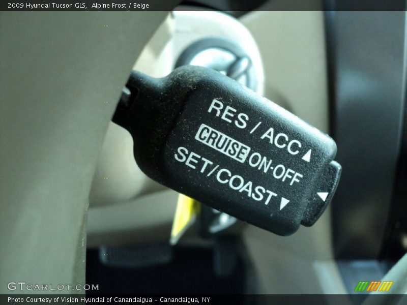 Controls of 2009 Tucson GLS