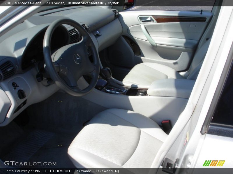 Brilliant Silver Metallic / Oyster 2003 Mercedes-Benz C 240 Sedan