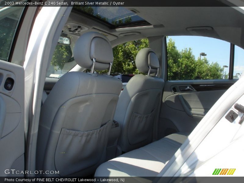Brilliant Silver Metallic / Oyster 2003 Mercedes-Benz C 240 Sedan