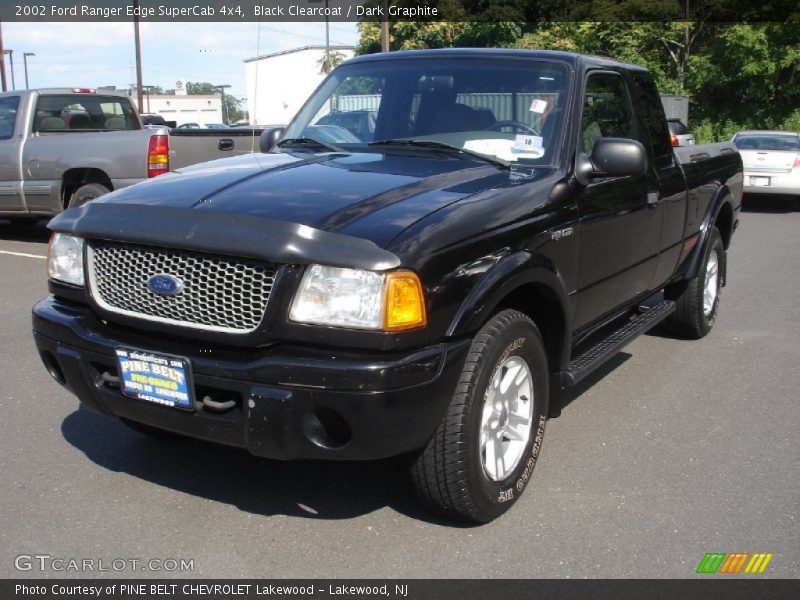 Black Clearcoat / Dark Graphite 2002 Ford Ranger Edge SuperCab 4x4