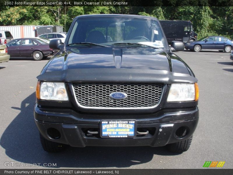 Black Clearcoat / Dark Graphite 2002 Ford Ranger Edge SuperCab 4x4