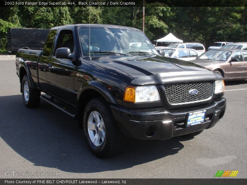 Black Clearcoat / Dark Graphite 2002 Ford Ranger Edge SuperCab 4x4