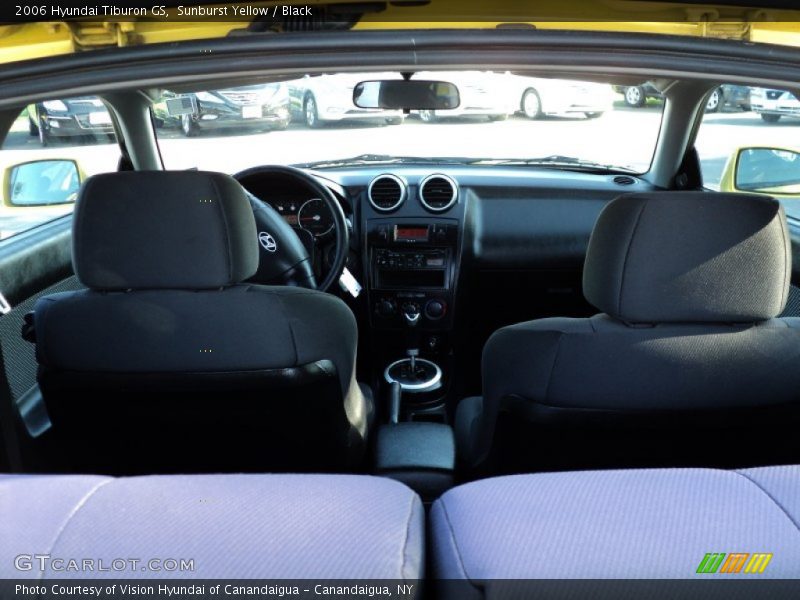 Sunburst Yellow / Black 2006 Hyundai Tiburon GS