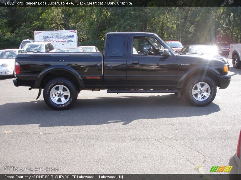 Black Clearcoat / Dark Graphite 2002 Ford Ranger Edge SuperCab 4x4